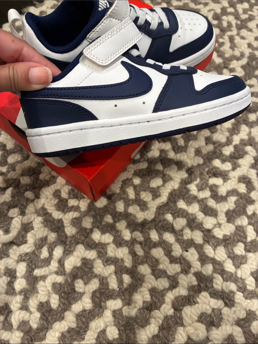 Nike Court Borough 2 Low White Signal - - Picture 2 of 6